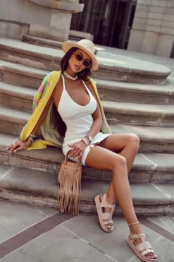 Sale Boto Skórzane Sandały Na Platformie Jasnoróżowe Tessy