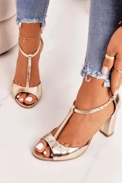 Sandały Na Obcasie|Botki Skórzane><noscript><img width=