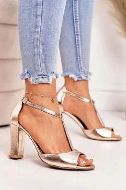 Sandały Na Obcasie|Botki Skórzane><noscript><img width=