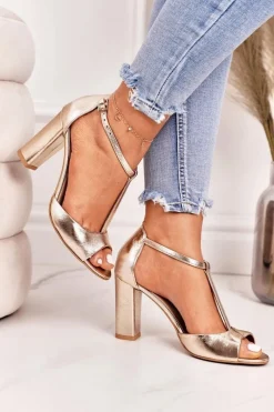 Sandały Na Obcasie|Botki Skórzane><noscript><img width=