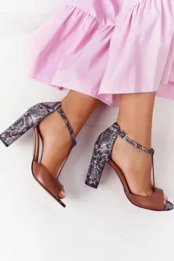 Sandały Na Obcasie|Botki Skórzane><noscript><img width=