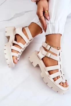 Sandały Na Obcasie><noscript><img width=