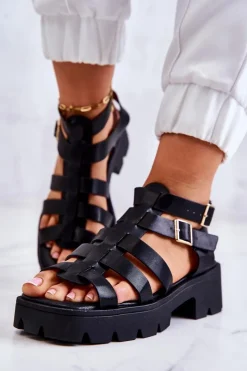 Sandały Na Obcasie><noscript><img width=