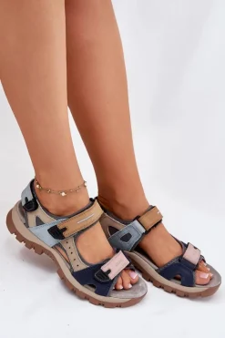 Sandały Płaskie><noscript><img width=