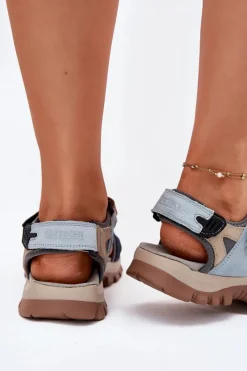 Sandały Płaskie><noscript><img width=