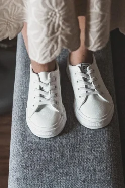 Chłopięce|Dziewczęce></noscript>Big Star Shoes Skórzane Trampki Big Star JJ374024 Białe