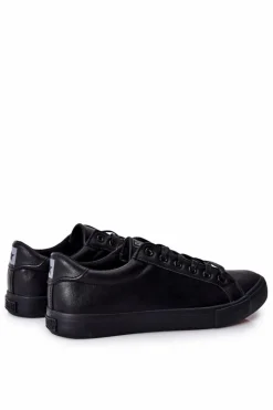 Best Skórzane Trampki Big Star II174029 Czarne Męskie Trampki Męskie Big Star|Trampki Niskie