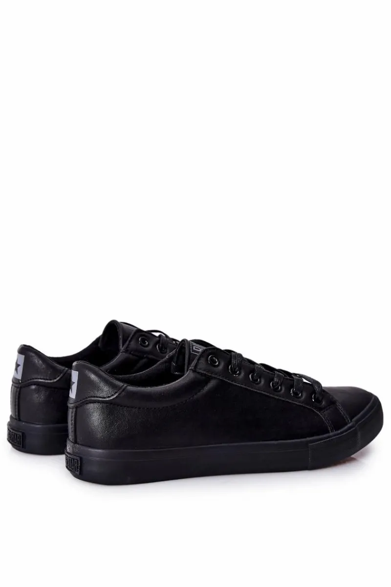 Best Skórzane Trampki Big Star II174029 Czarne Męskie Trampki Męskie Big Star|Trampki Niskie