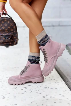 Damskie Trapery|Botki Skórzane><noscript><img width=