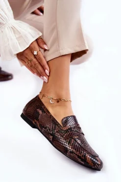 Mokasyny Damskie Skórzane><noscript><img width=