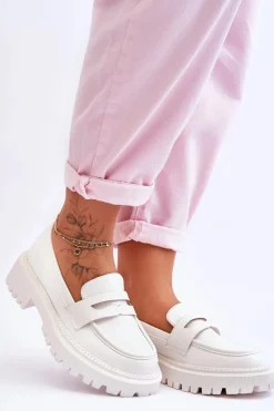 Mokasyny Damskie Skórzane|Mokasyny Na Platformie><noscript><img width=