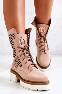 Botki Wiosenne|Brązowe I Beżowe Botki><noscript><img width=