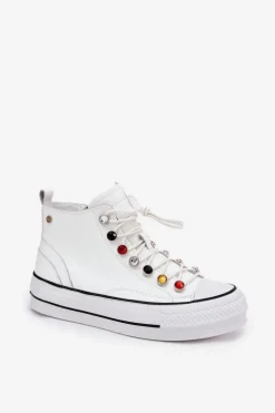 Trampki Damskie Wysokie><noscript><img width=