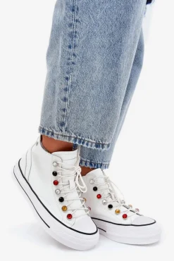 Trampki Damskie Wysokie><noscript><img width=