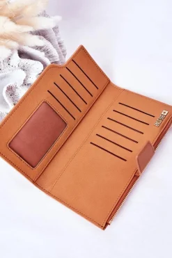 New Skórzany Portfel Big Star HH674010 Camel Portfele