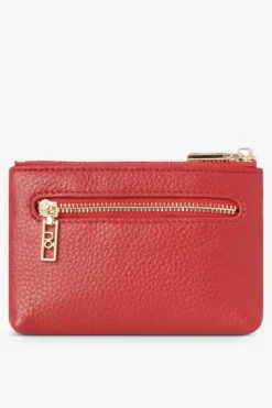 Best Skórzany Portfel Damski NPUR-LR0150-C005 Czerwony Portfele
