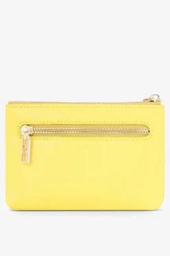 New Nobo Skórzany Portfel Damski NPUR-LR0150-C008 Limonkowy