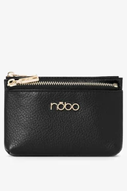 Portfele>Nobo Skórzany Portfel Damski NPUR-LR0150-C020 Czarny