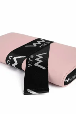 Portfele>Boto Skórzany Portfel Na Suwak Różowy Mille