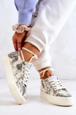 Big Star Shoes Sneakersy Buty Sportowe Big Star JJ274541 Jasnobeżowe