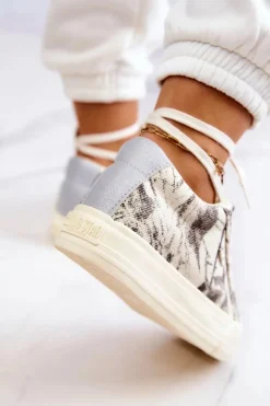 Big Star Shoes Sneakersy Buty Sportowe Big Star JJ274541 Jasnobeżowe