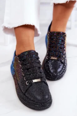 New GOE Sneakersy Buty Sportowe Dżety JJ2N4050 Czarne