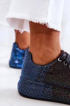 New GOE Sneakersy Buty Sportowe Dżety JJ2N4050 Czarne