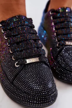 New GOE Sneakersy Buty Sportowe Dżety JJ2N4050 Czarne