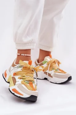 Discount Sneakersy Buty Sportowe Damskie Z Podwójnym Sznurowaniem Multikolor Efobell Damskie Buty Sportowe Na Platformie|Sneakersy Damskie