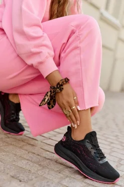 Discount Sneakersy Buty Sportowe Damskie Na Platformie Big Star RR274523 HI-POLY SYSTEM Czarne Damskie Buty Sportowe Big Star|Sneakersy Damskie