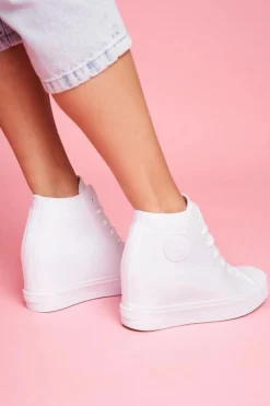 Discount Big Star Shoes Sneakersy Damskie Big Star Białe FF274A192 Biały