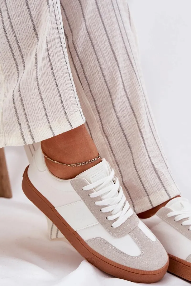 Buty Sportowe Big Star|Sneakersy Damskie>Big Star Shoes Sneakersy Damskie Big Star RR274804 Białe