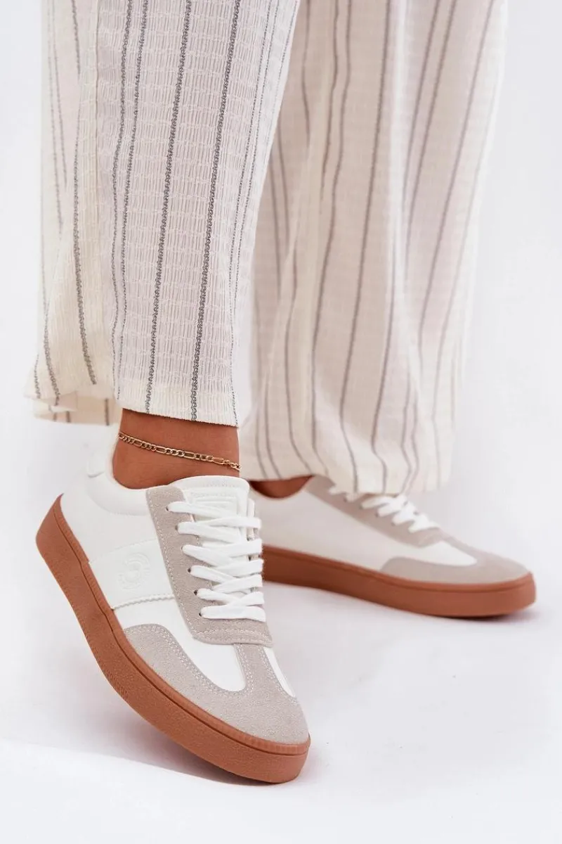 Buty Sportowe Big Star|Sneakersy Damskie>Big Star Shoes Sneakersy Damskie Big Star RR274804 Białe