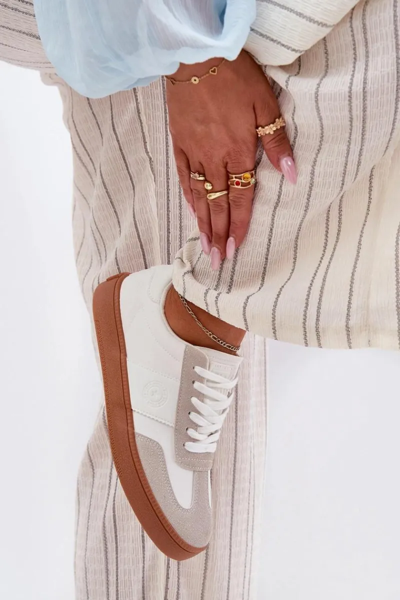 Buty Sportowe Big Star|Sneakersy Damskie>Big Star Shoes Sneakersy Damskie Big Star RR274804 Białe