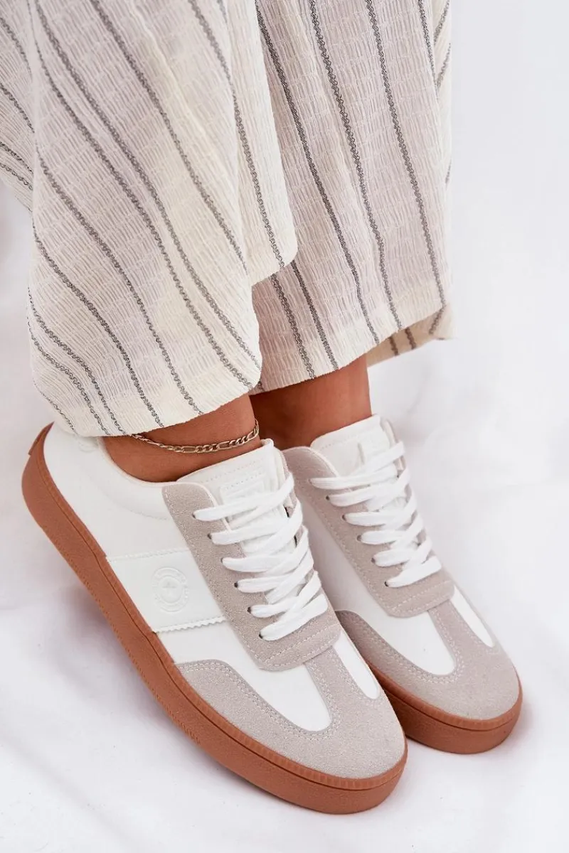 Buty Sportowe Big Star|Sneakersy Damskie>Big Star Shoes Sneakersy Damskie Big Star RR274804 Białe