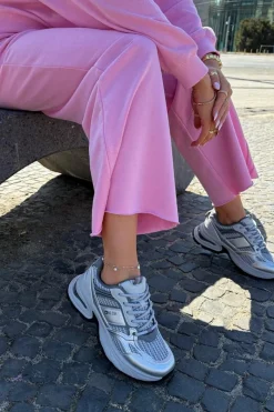 Sale Big Star Shoes Sneakersy Damskie Big Star RR274A193 Szare Szary