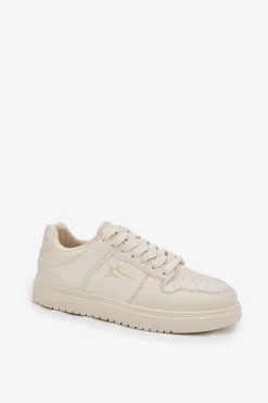 New Sneakersy Damskie Big Star RR274A243 HI-POLY SYSTEM Beżowe Damskie Buty Sportowe Big Star|Sneakersy Damskie