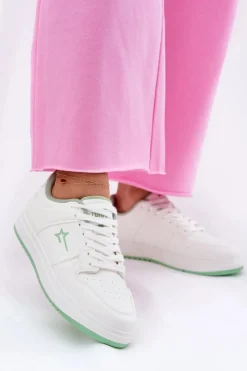 Buty Sportowe Big Star|Sneakersy Damskie>Big Star Shoes Sneakersy Damskie Big Star RR274A246 HI-POLY SYSTEM Białe Biały