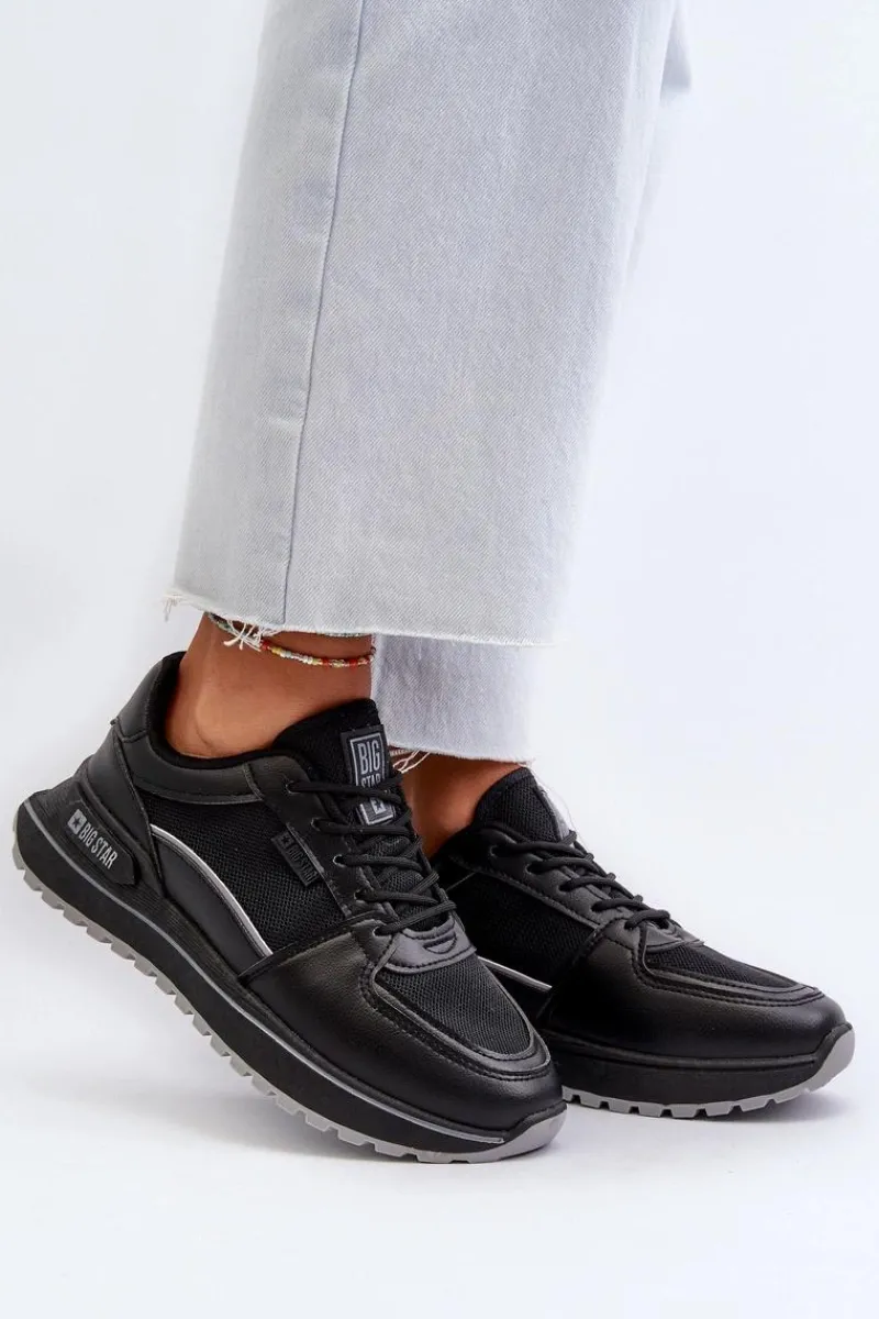 Buty Sportowe Big Star|Sneakersy Damskie>Big Star Shoes Sneakersy Damskie Big Star NN274A090 Czarne