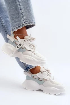 Sneakersy Damskie>GOE Sneakersy Damskie NN2N4039B Białe