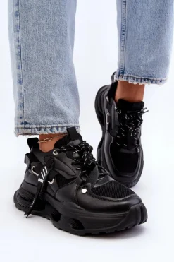 Sneakersy Damskie NN2N4040 Czarne Damskie Sneakersy Damskie