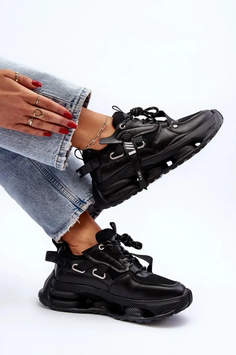 Sneakersy Damskie NN2N4040 Czarne Damskie Sneakersy Damskie