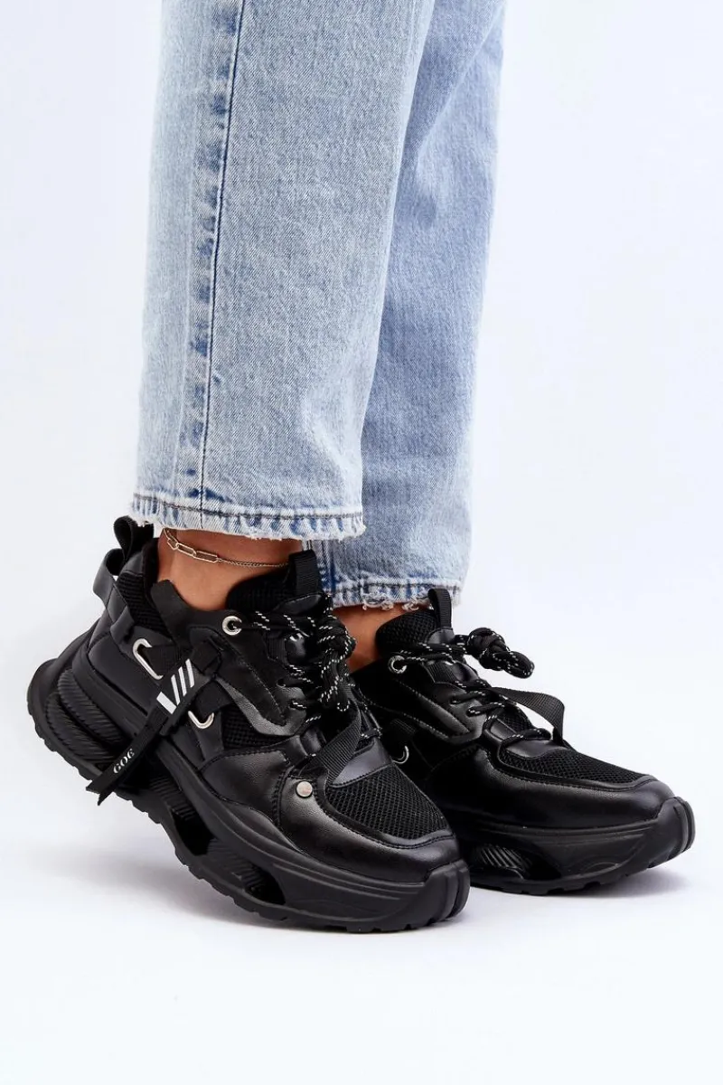 Sneakersy Damskie NN2N4040 Czarne Damskie Sneakersy Damskie