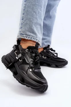 Sneakersy Damskie NN2N4040 Czarne Damskie Sneakersy Damskie