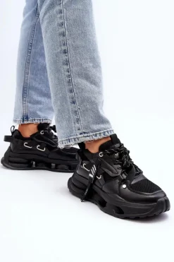 Sneakersy Damskie NN2N4040 Czarne Damskie Sneakersy Damskie