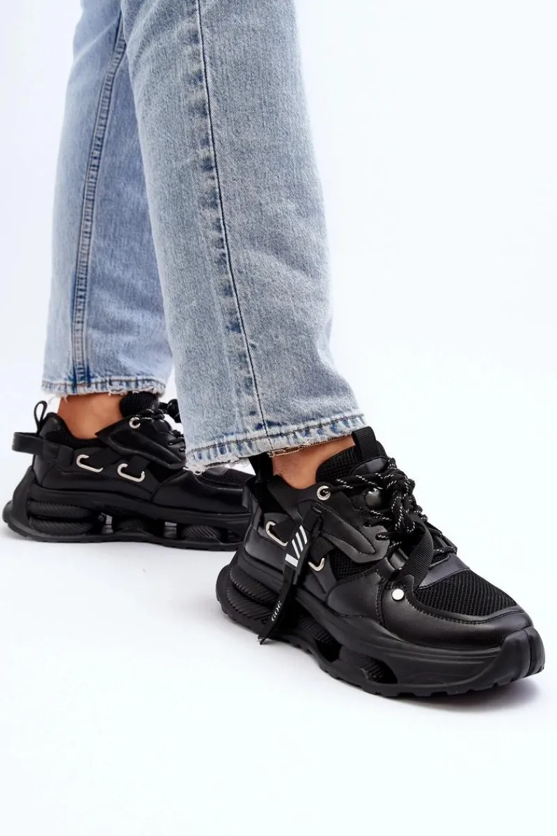 Sneakersy Damskie NN2N4040 Czarne Damskie Sneakersy Damskie