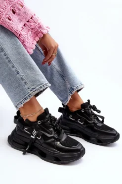 Sneakersy Damskie NN2N4040 Czarne Damskie Sneakersy Damskie