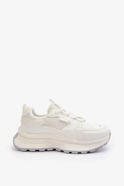 Best Big Star Shoes Sneakersy Damskie HI-POLY SYSTEM Big Star NN274A107 Białe Biały