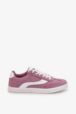 Outlet Lee Sneakersy Damskie LIAN WOMEN LOW 50251005.72G Fioletowe Fioletowy