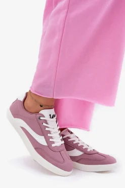 Outlet Lee Sneakersy Damskie LIAN WOMEN LOW 50251005.72G Fioletowe Fioletowy
